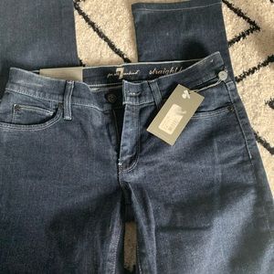 NWT 7 for all man kind straight jeans size 28